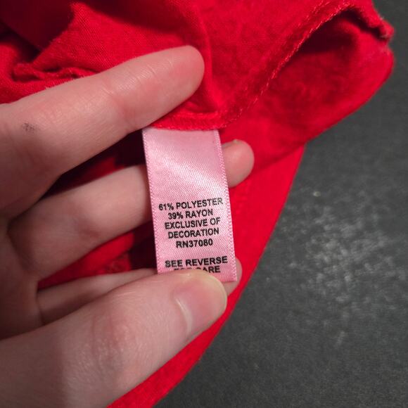 Cato Womens Butterfly Sheer Mesh Rhinestone Y2K T-Shirt Size XL Grunge Biker - Picture 5 of 8